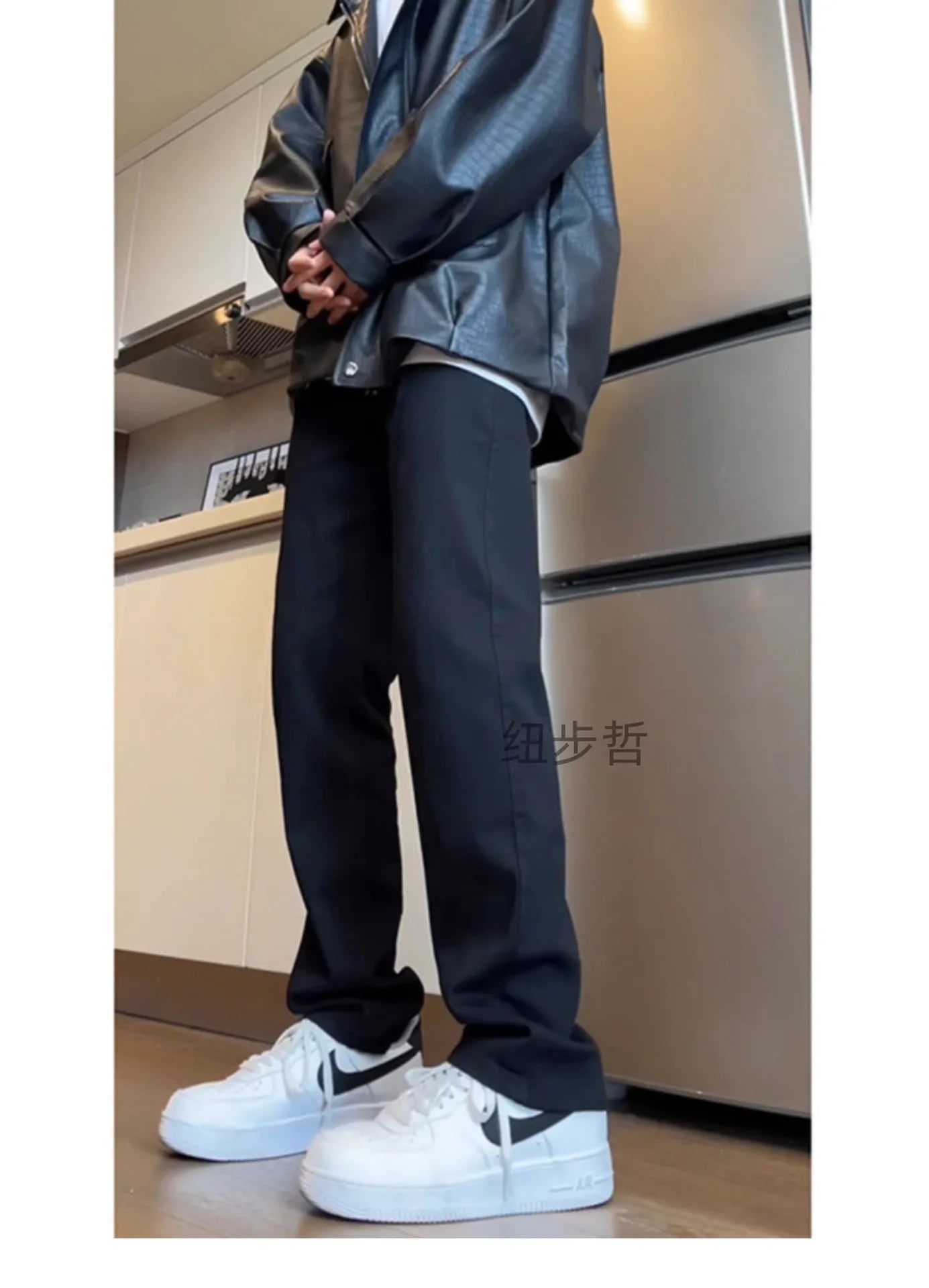 Straight Jeans Men's Spring and Autumn Slim Fit Slim and Loose Trousers