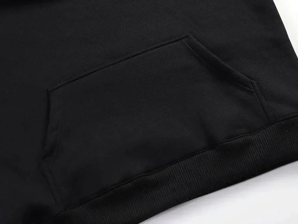 Hooded Sweatshirt with Rope Role-playing Pullover Adult Men and Women's Long Sleeved Hoodie Fleece Warm Outdoor Outfit Fan Gifts