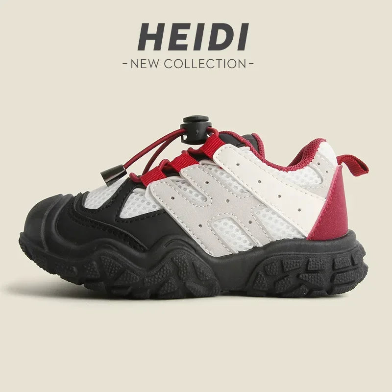 Kids Casual Footwear Boy Girl Outdoor Lightweight Running Sports Shoes Crash Resistant Toe Baby Infant Toddler Children Sneakers