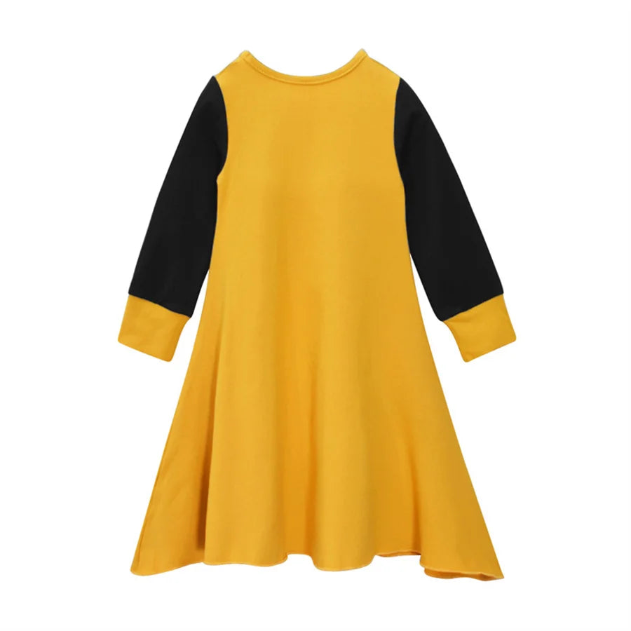 Patchwork Muslim Children 2 Pcs Prayer Dress Girls Hijab Abaya Ramadan Sets Arab Kids Headscarf Long Robe Islamic Kaftan Gown