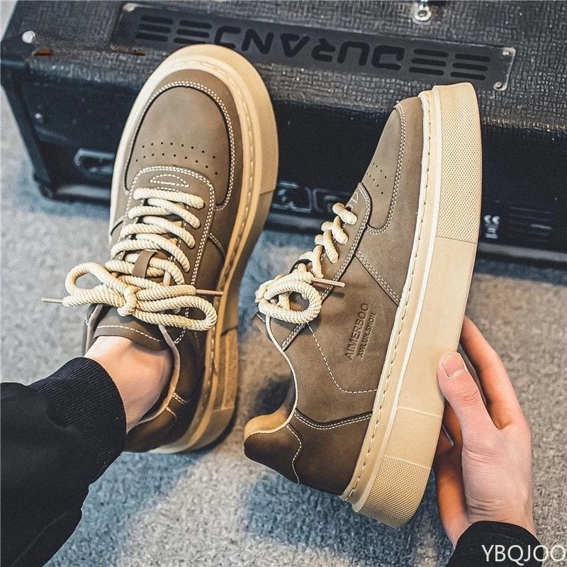 Men's shoes spring summer new styles men's niche design youth versatile casual shoes sports trendy shoes board shoes