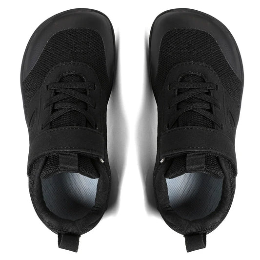 Kid Wide Width Barefoot Shoes | Boys/Girls Minimalist Elastic Opening Sneakers| Flexible- Zero Drop Sole Outdoor Children Shoes