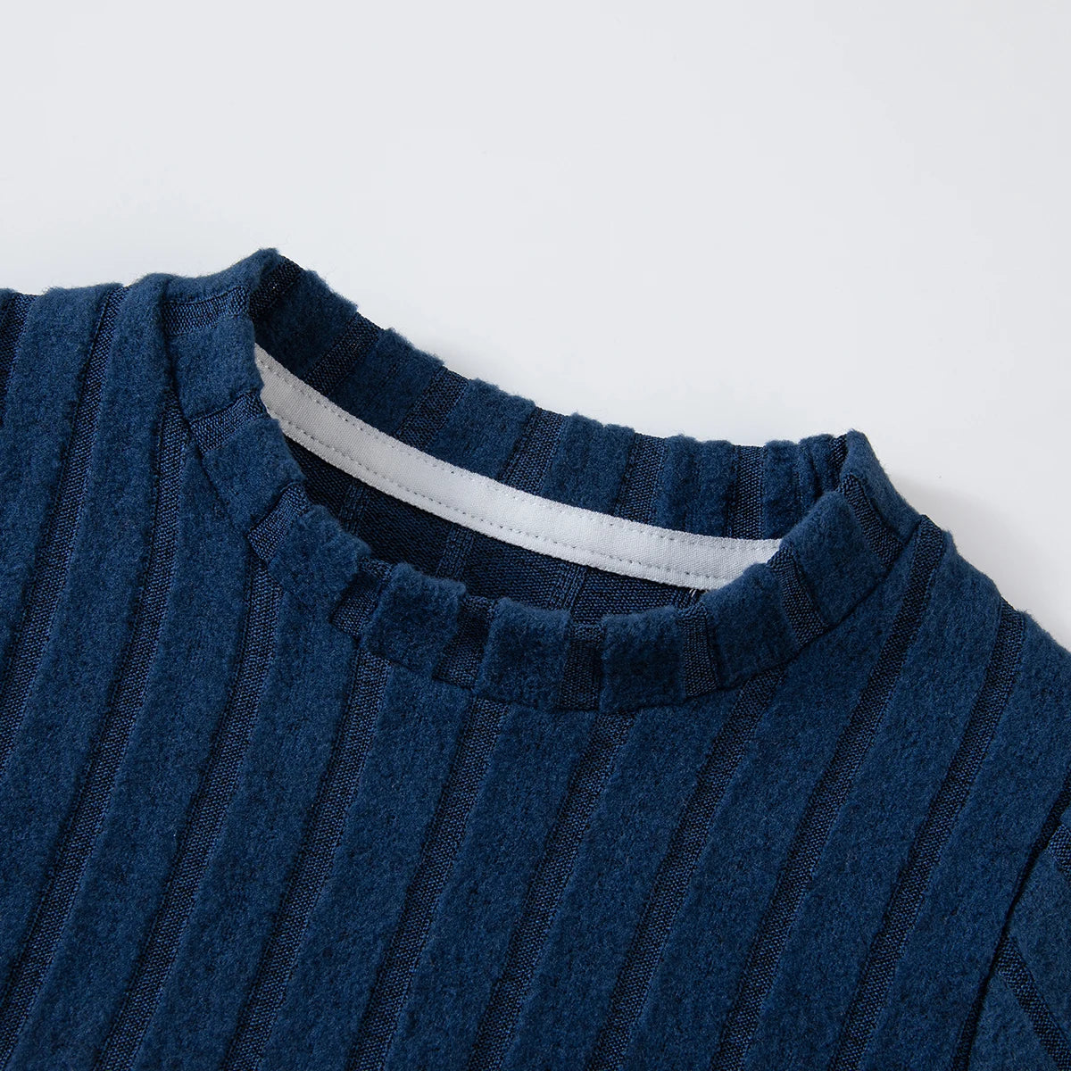 2025 Boys Autumn Winter Long Sleeve sweater suits Solid Color Block Pants Set Kids Outfit Casual Comfortable Clothing