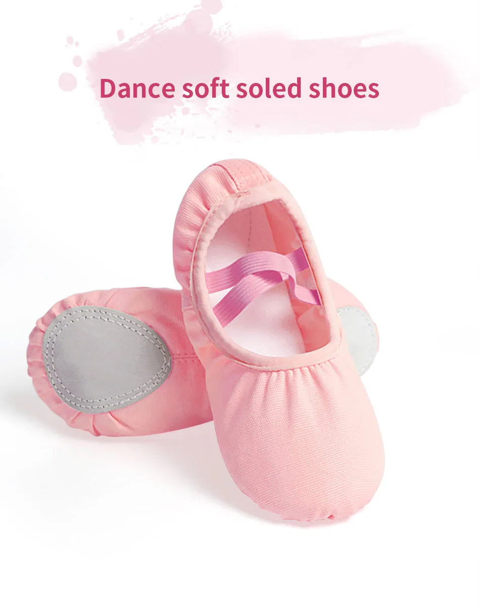 Kids Comfortable and Refreshing Soft Sole Dance Shoes Suitable Ballet Yoga Training with Ergonomic Fit and Durable Construction