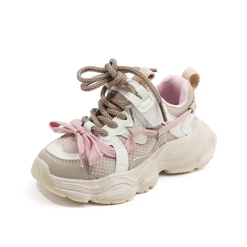 Kids Sneakers for Girls Fashion Sports Shoes for Toddlers Breathable Non-slip Children School Running Shoes for Boys Versatile