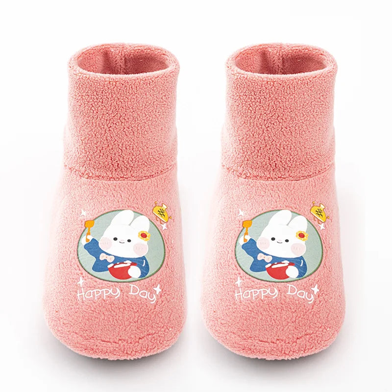 Baby Socks Shoes Infant Cute Cartoon Kids Boy Shoes Soft Rubber Sole Child Floor Sneaker BeBe Booties Toddler Girls First Walker