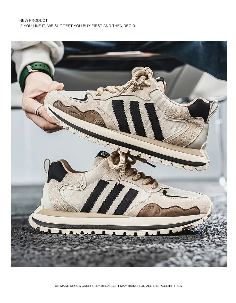 Men's Casual Shoes Men's Trendy Sneakers 2025 New Fashionable and Lightweight Mens Shoes, Versatile Men's Casual Sports Shoe