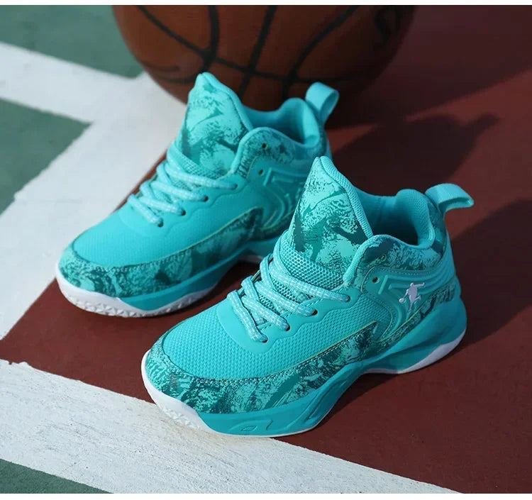 Children Sports Shoes 2025 Sneakers New Boys Brand Basketball Shoes for Kids Thick Sole Non-slip Child Boy Basket Trainer Shoes