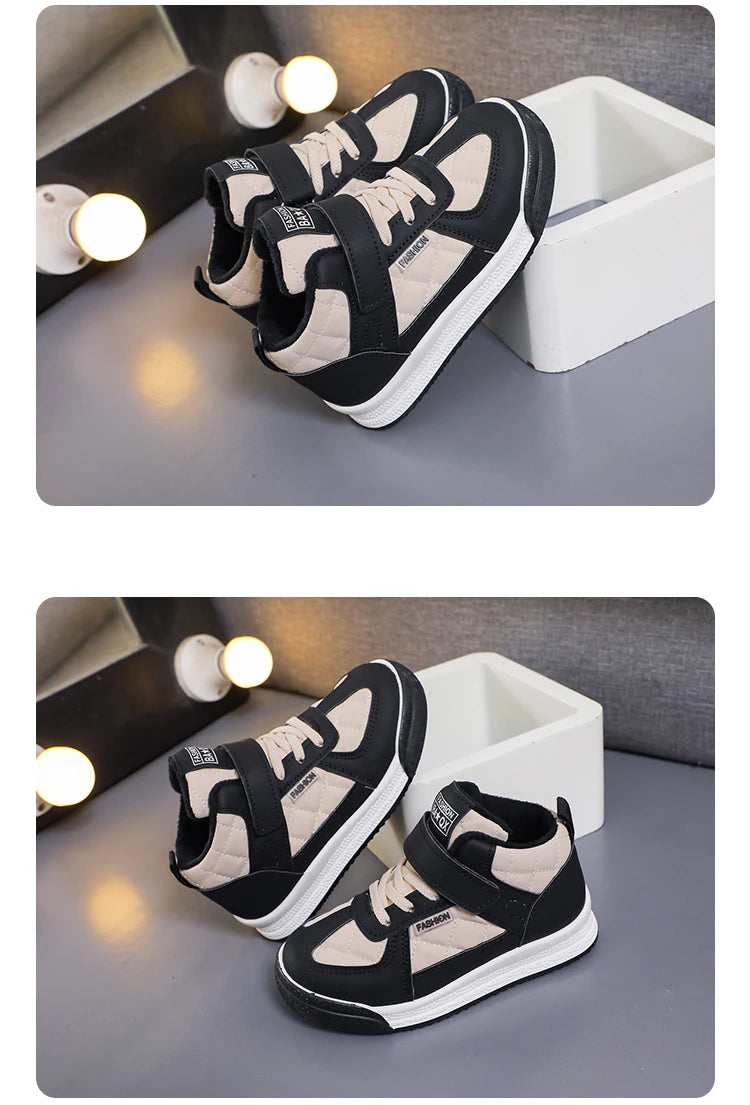 2023 Children sports Fashion shoes  winter warm walking shoes Casual sneakers for kids