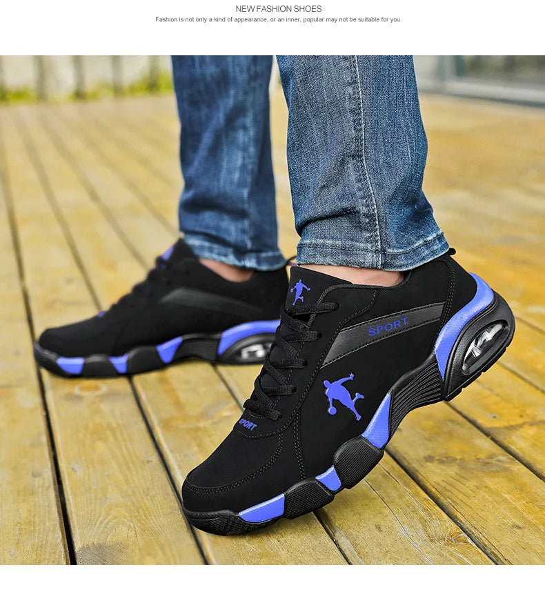 Men's Sneakers 2025 New Men Shoes Outdoor Waterproof Sneakers Non Slip Comfortable Walking Black Sports Shoes for Men