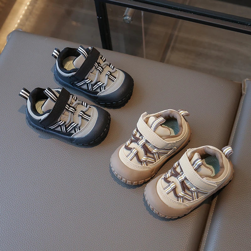 Baby Girls Casual Shoes Outdoor Children Sneakers Non-slip Soft Sole Toddler Kids Shoes Autumn Winter Comfortable Infant Shoes