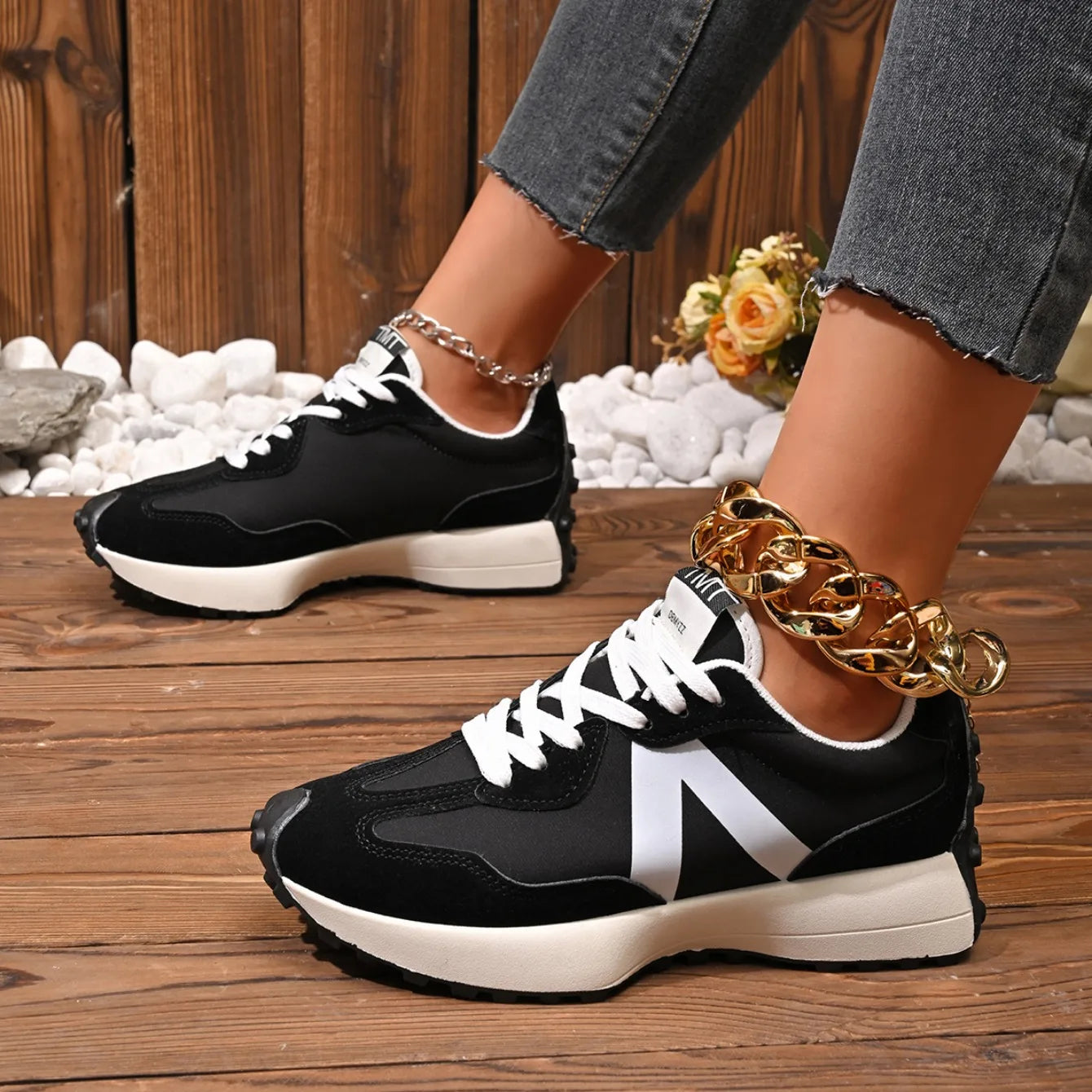 2025 Women Shoes Comfortable Quality Autumn Fashionable Sneakers Non-slip Wear-resistant Casual Couple Shoes Zapatos De Mujer