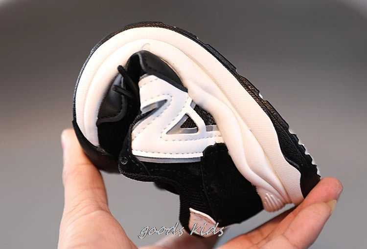 New Basket Kids Sneakers Boys Non-slip Shoes for Children Sneakers Girls Shoes Anti-slippery Leather Running Footwear Trainers