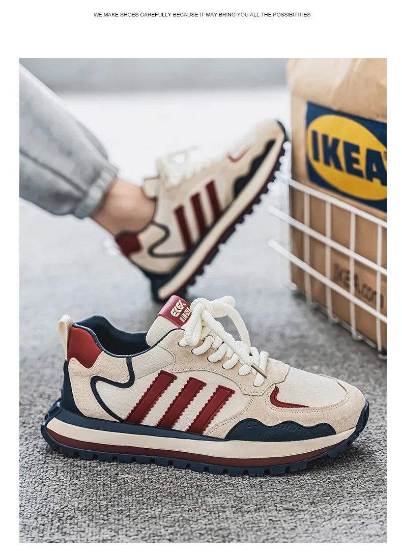 Men's Casual Shoes Men's Trendy Sneakers 2025 New Fashionable and Lightweight Mens Shoes, Versatile Men's Casual Sports Shoe