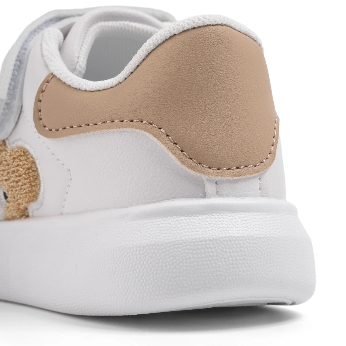 Children's Sneakers Solid Color Bear Casual Shoes Anti-Slip Soft Comfortable Kids Shoes Four Seasons Hundred Boys Girls Sneakers