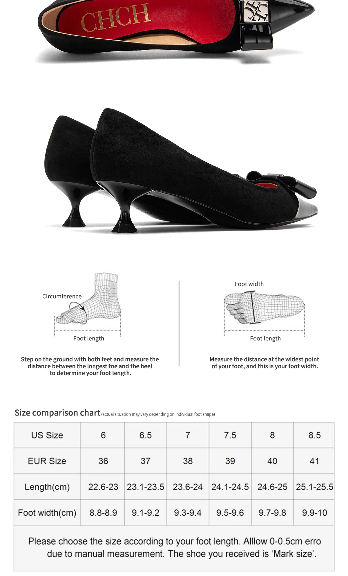 Women's Heeled Shoes Elegant Fashion Female Commuting Low Heeled Shoes British Style Patchwork Design Lady Pointed Shoes