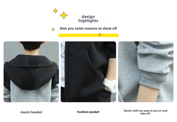 Boys Spring/autumn 2024 New Arrival Fashionable Baby Trendy Brand 2-piece Set Cool Kids Clothes For Little Ones