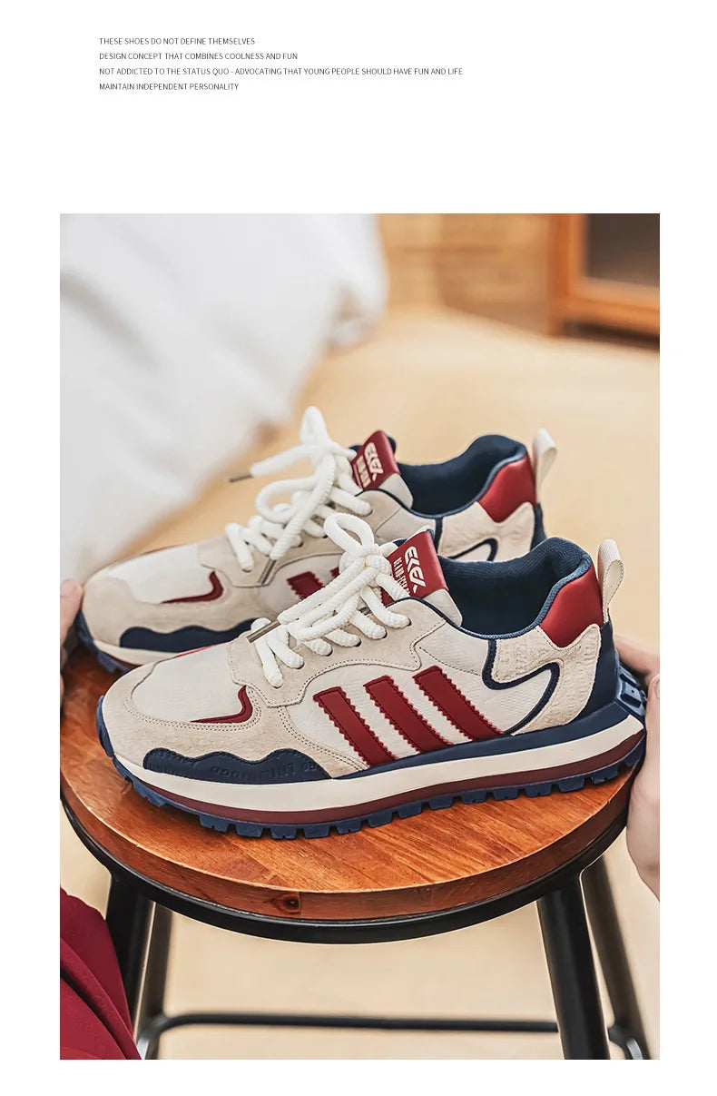 Men's Casual Shoes Men's Trendy Sneakers 2025 New Fashionable and Lightweight Mens Shoes, Versatile Men's Casual Sports Shoe