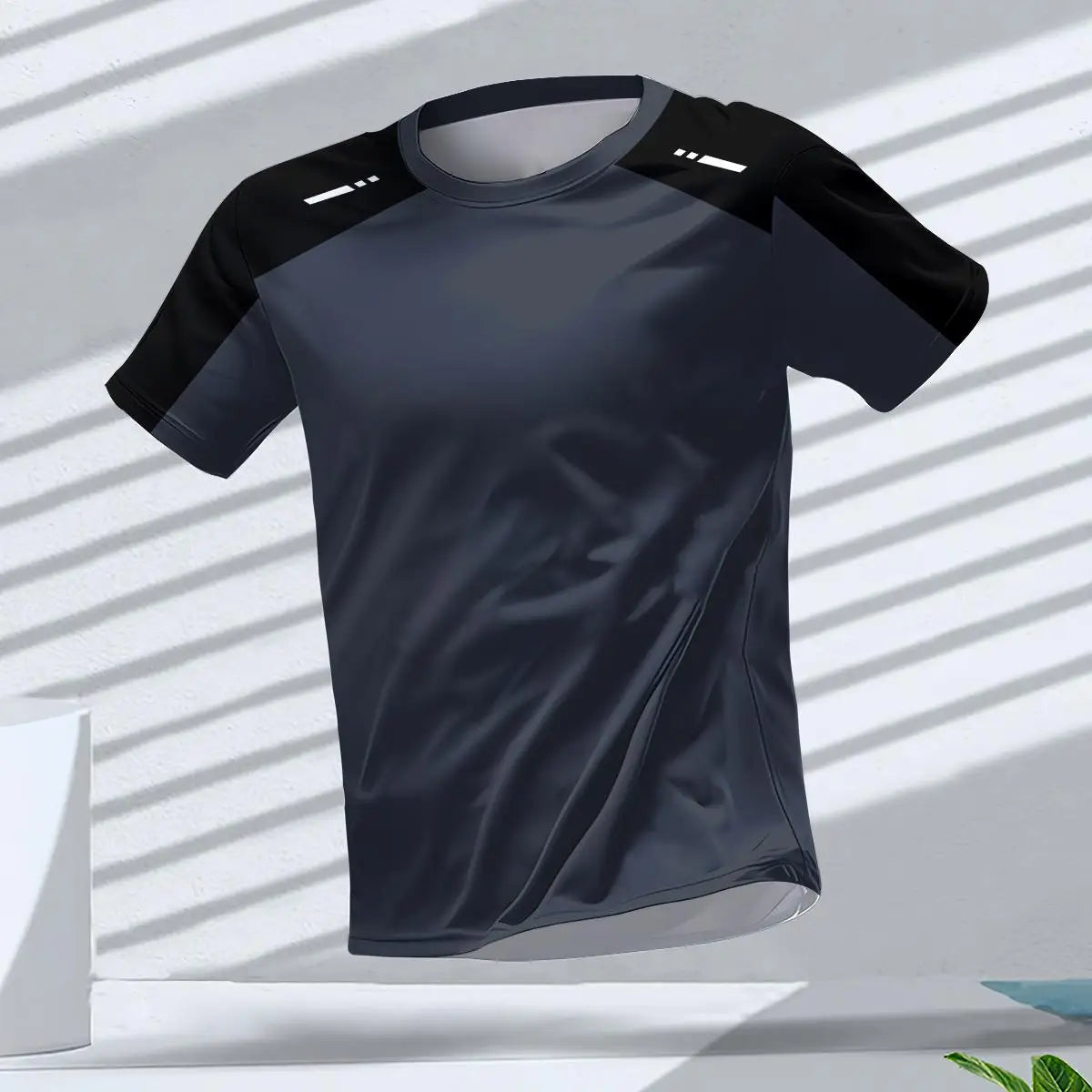 Summer Quick Dry Breathable Men's T Shirt Outdoor Run Fitness Sports Short Sleeve Tees Casual O-neck Oversized T-shirt Daily Top