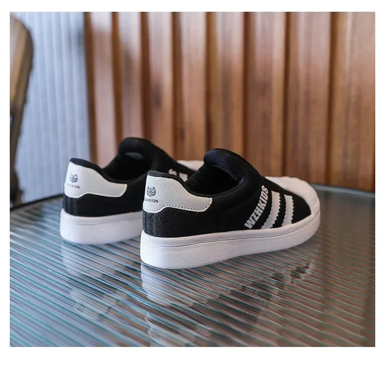Kids Toddler Board Shoes 2025 Summer Soft Sole Fashion Spring Children's Sneakers Casual Baby Boys Girls Small White Shoes