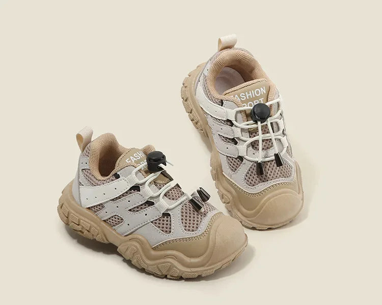 Kids Casual Footwear Boy Girl Outdoor Lightweight Running Sports Shoes Crash Resistant Toe Baby Infant Toddler Children Sneakers