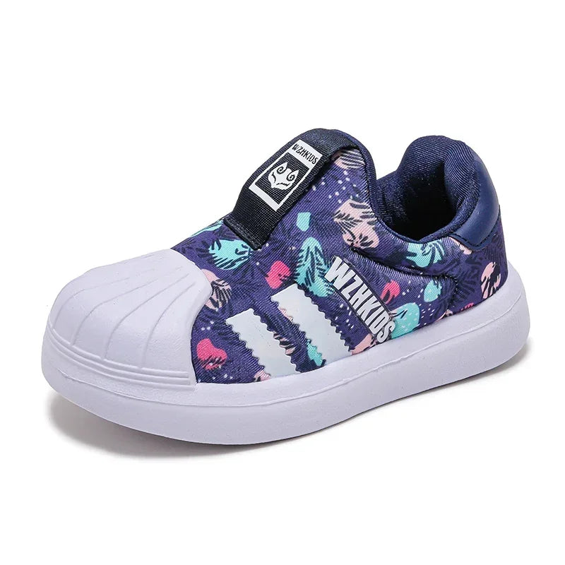 Kids Toddler Board Shoes 2025 Summer Soft Sole Fashion Spring Children's Sneakers Casual Baby Boys Girls Small White Shoes