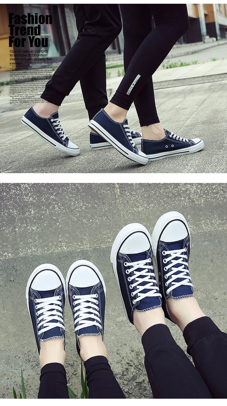 2025 Classic Canva Shoes Korean Style Couple Casual Fabric Shoes Low Top Trendy Versatile Comfortable Men's Board Shoes