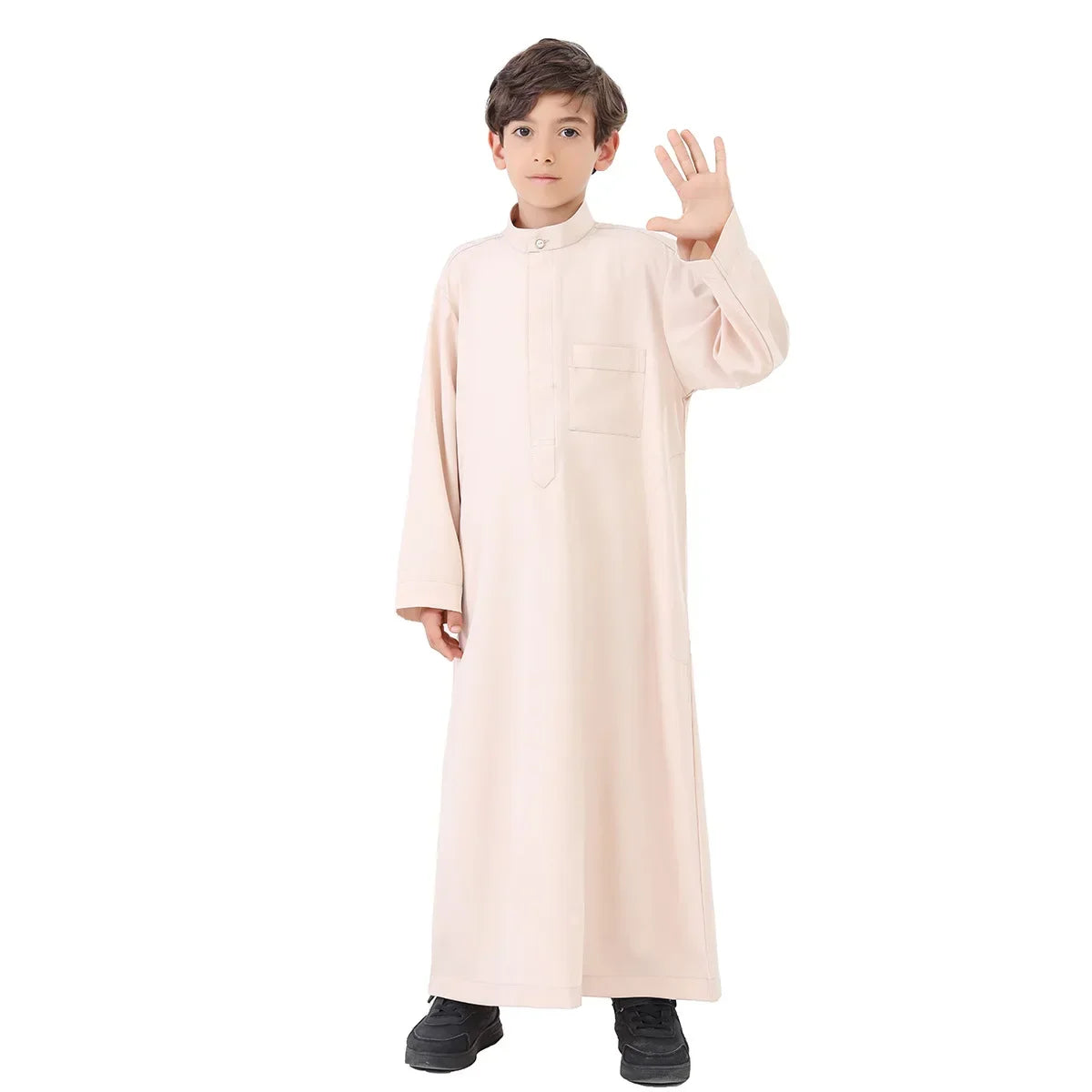 Eid Boys Muslim Clothing Saudi Arab Robe Kids Abaya Kaftan Prayer Islam Clothing Child Abaya Dress Ramadan Jubba Thobe Djellaba