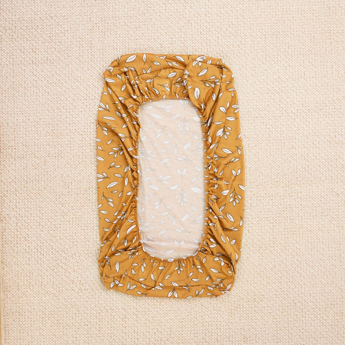 Elinfant 2PCS Polyester Fitted Crib Sheet Set,Toddler Bed Sheets Mattresses,Changing Pad Cover,Baby Fitted Bassinet Bed Sheet