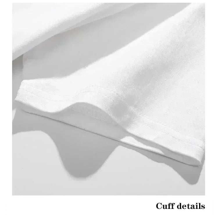 Summer Fashion Brand  Men's Clothes Business Casual Short-sleeved T-shirt Loose and Versatile Crew Neck Top Breathable T-shirt