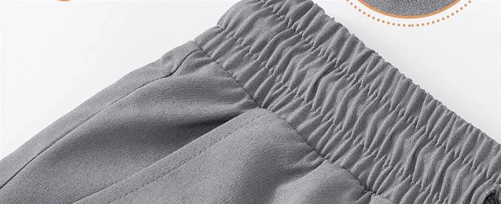 Ice Silk Men's Summer Thin Qui Dry Sports Loose Fit Breathable Long Pants Casual Trousers Youth Active Sle Basic Color