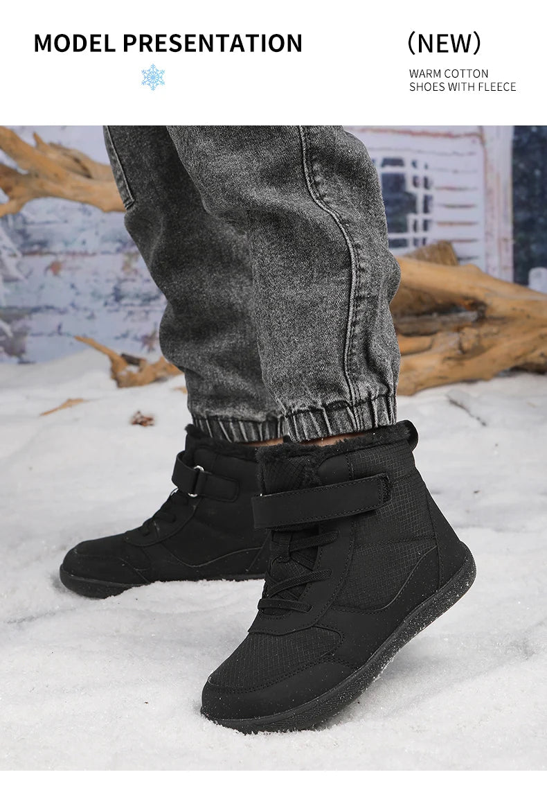 Kids Barefoot Snow Boots Winter Warm Boots for Girls Boys Outdoor Walking Non-slip Children's Shoes Girls' Boy Shoes Sneakers