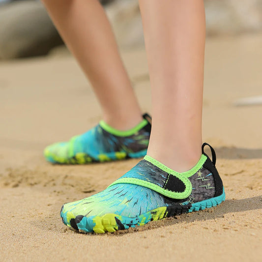 Kids Quick-Drying Shoes Anti Slip Wear-Resistant Cushioning Collision Prevention Soft Breathable Kids Quick-Drying Water Shoes
