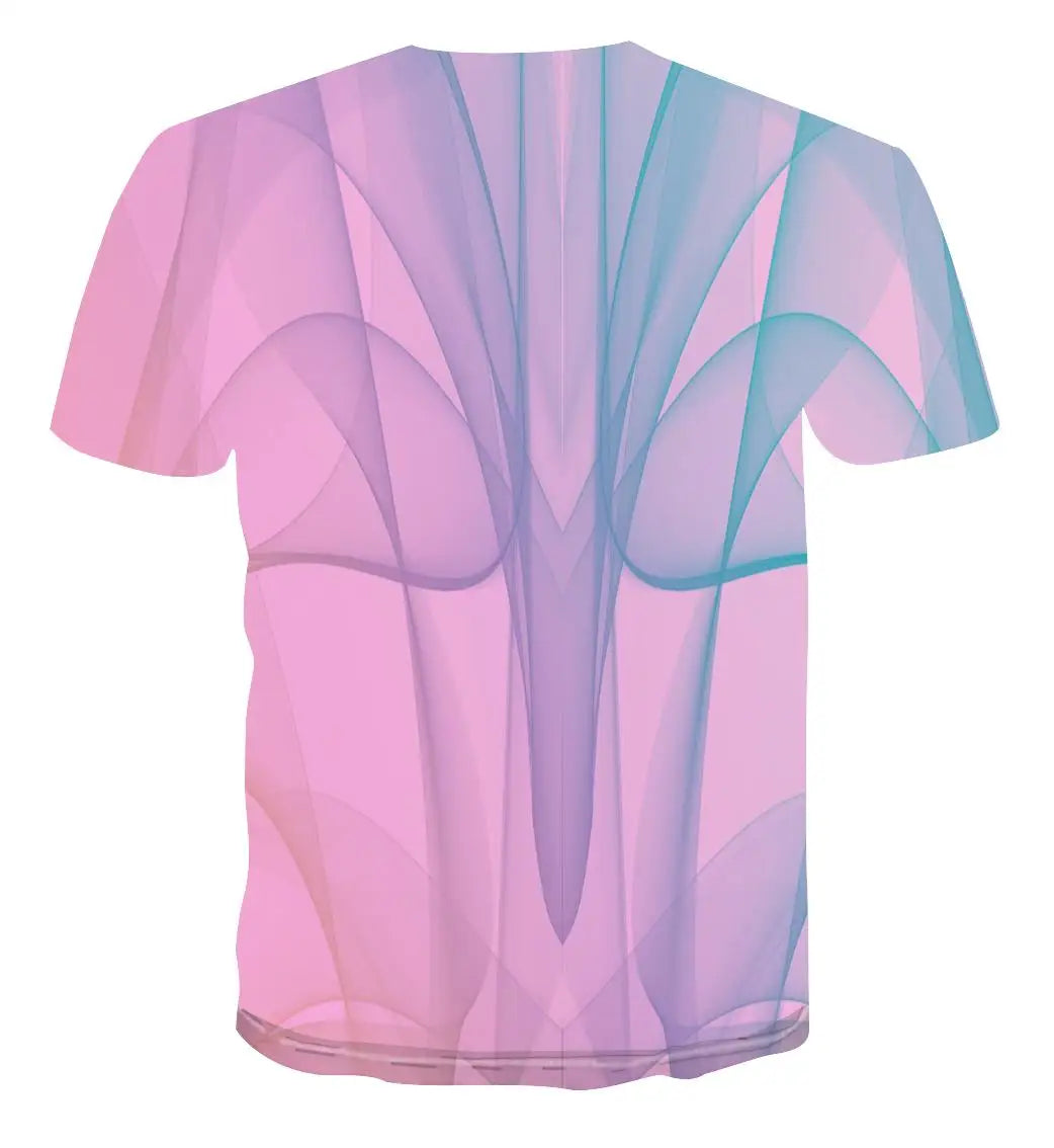 2022 New Summer Men's 3d T-shirt Casual Short-sleeved O-neck Fashion Funny Printing T-shirt Men and Women T-shirt High-quality