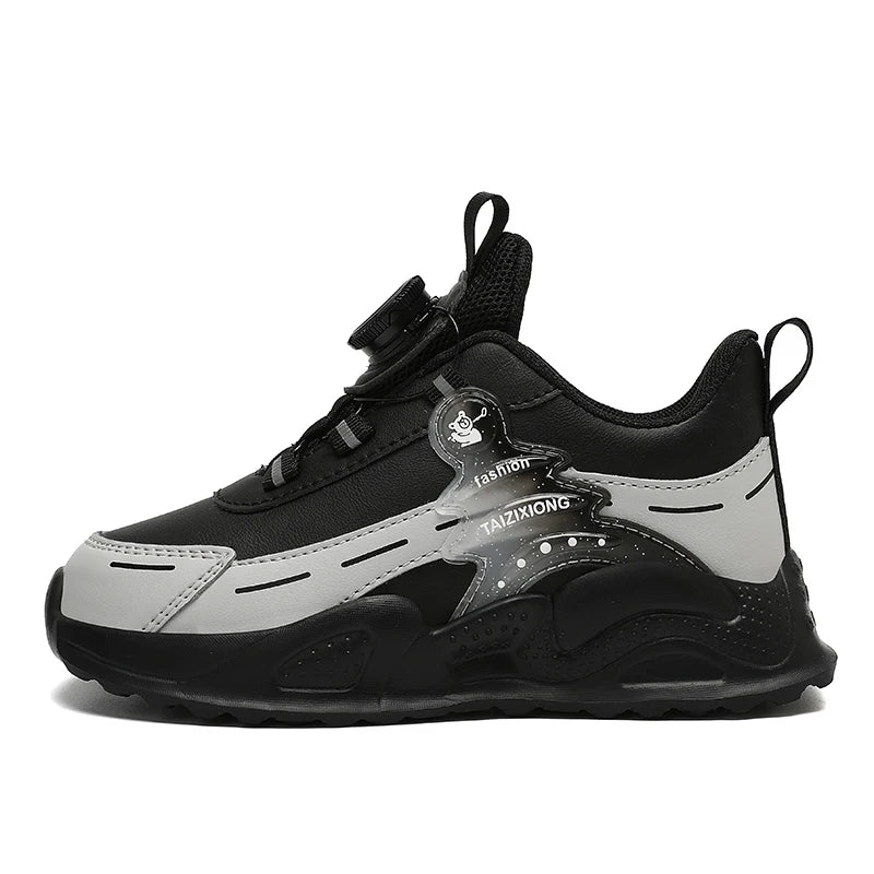 Children Sneaker Boys Casual Shoes Leather Student Walking Shoes Kids Non-slip Lightweight Girls Sports Running Tennis Footwear