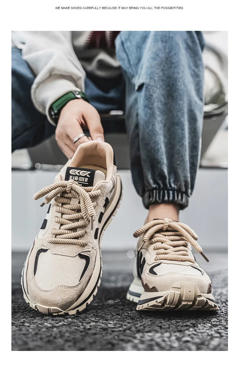 Men's Casual Shoes Men's Trendy Sneakers 2025 New Fashionable and Lightweight Mens Shoes, Versatile Men's Casual Sports Shoe