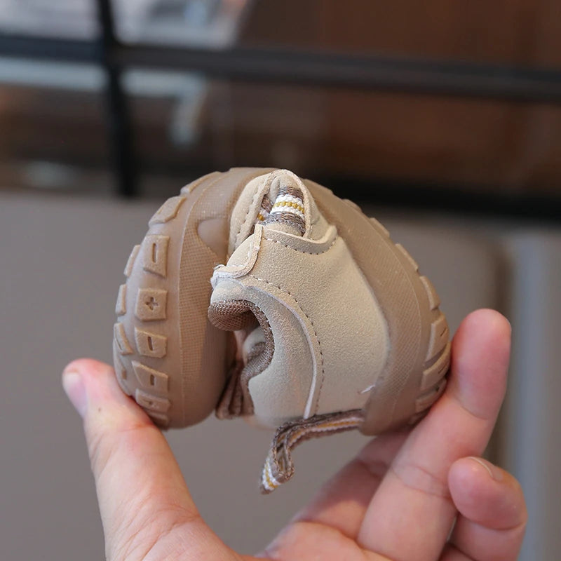 Baby Girls Casual Shoes Outdoor Children Sneakers Non-slip Soft Sole Toddler Kids Shoes Autumn Winter Comfortable Infant Shoes