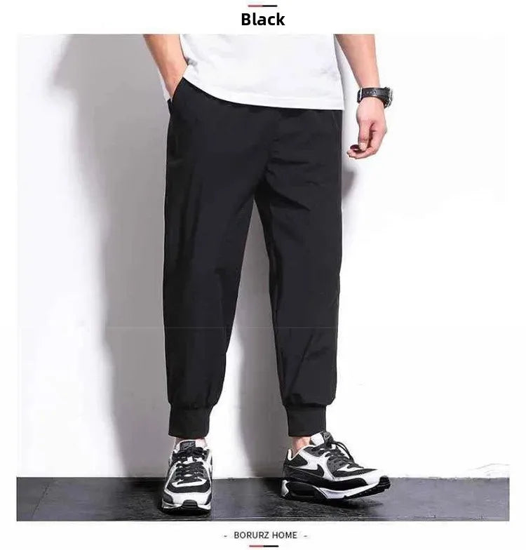 Camouflage Loose-Fit Casual Pants For Men Trendy Brand Summer Thin Style Plus Size Sports Pants Fashionable Male Wear
