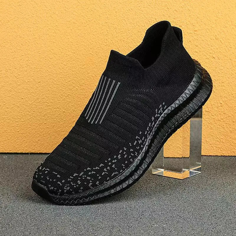 Men Shoes Breathable Sneakers Fashion Soft Sole Male Running Shoes Loafers Walking Vulcanized Shoe Slip on Flat Men Casual Shoes