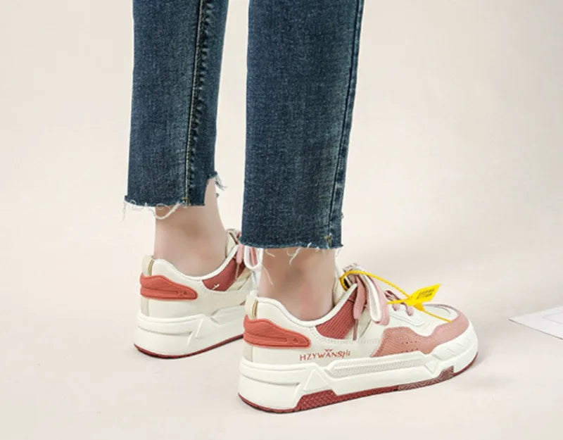 2025 New Women Shoes High Quality Original All-match Platform Casual Sneakers Trends Sweet American Fashion Student Boards Shoes