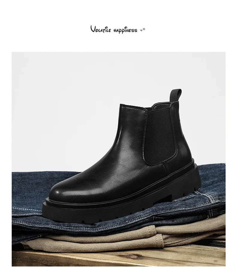 Boots Men Shoes Casual Shoes Classics Ankle Boots High Slip on  Office  Ventilate  Versatile Motorcycle