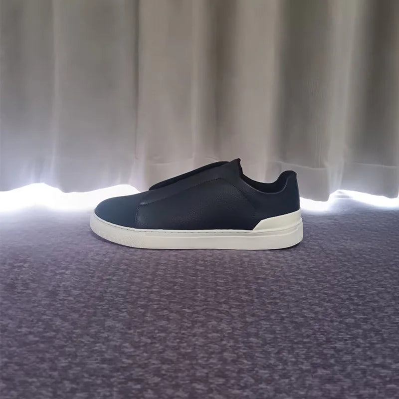 Men's Shoes Luxury Artificial Leather Casual Designer Fashion Outdoor Trekking Moccasins Loafers Sneakers For Men Trends 2025