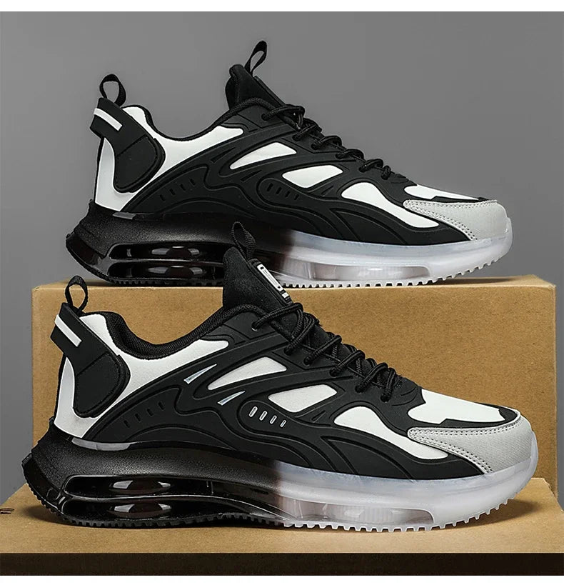 Men Shoes 2025 Casual Walk Air Cushion Marathon Breathable Lightweight Women's Comfortable Athletic Nonskid Sneakers