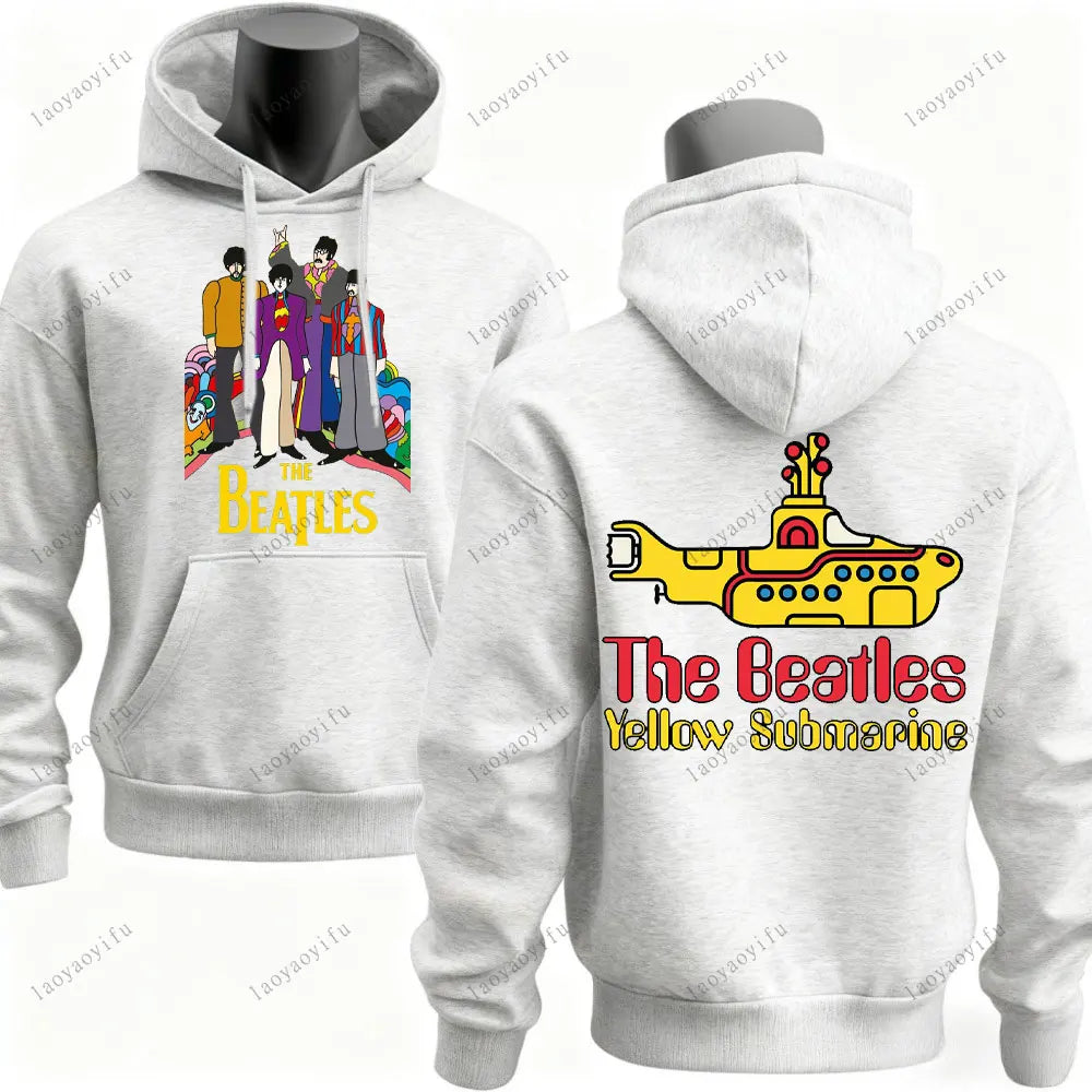 The Beatles Hoodie Men Hoodie Street Fashion Drop Shoulder Hoody Streetwear Long Sleeve Sportswear Streetwear Aesthetic Clothes