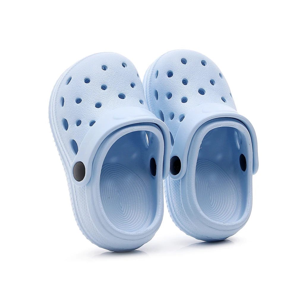 Kids Sandals Hole Children's Shoes Slippers Soft Anti-Skid Simple DIY Design Hole Baby Shoes Sandy Beach For Boys Girls