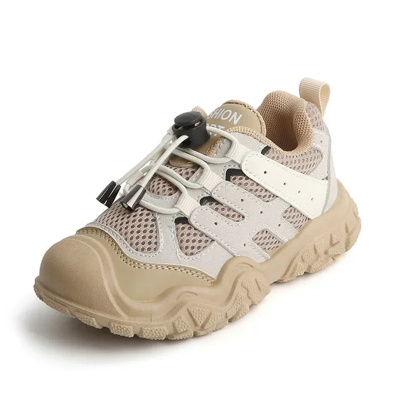Kids Casual Footwear Boy Girl Outdoor Lightweight Running Sports Shoes Crash Resistant Toe Baby Infant Toddler Children Sneakers