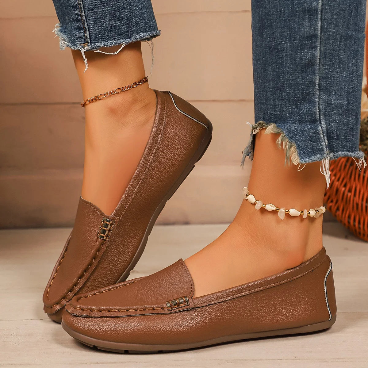 Women Loafers 2025 New Lightweight Shoes for Women Comfortable Casual Sneakers Slip on Ballet Flat Shoes Women Zapatos De Mujer