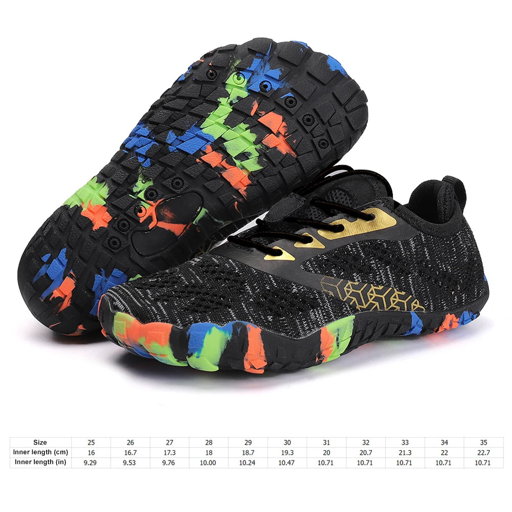 Kids Water Shoes Children Barefoot Shoes Comfortable Soft Sports Shoes Breathable Lightweight Aqua Shoes for Outdoor Beach