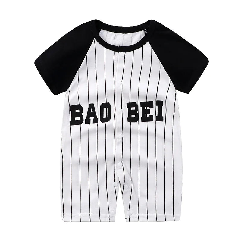 Summer Romper Baby Girls Clothes Cotton Short Sleeved Jumpsuit Newborn Baby Boy Clothes Bodysuit For Newborns