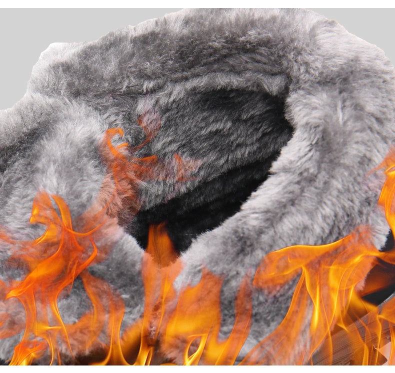 Boots for Women Platform Outdoor Snow Boots Non-slip Winter Walking Shoes Fur Warm Ankle Boots Wedge Waterproof Thigh High Boots